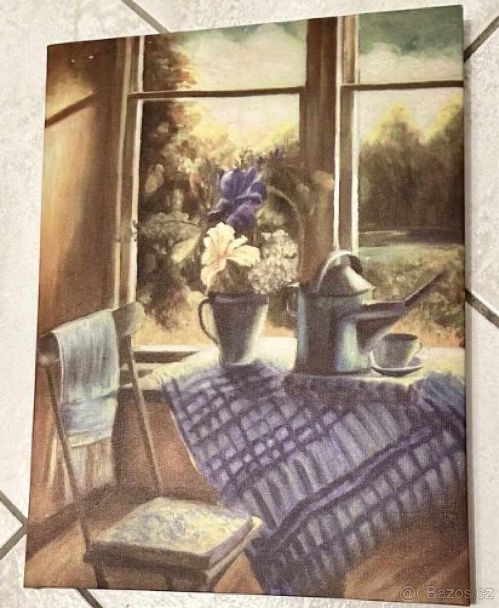 Obrazy Maják Ikea, květiny, okno, reprodukce, tabulky - 5