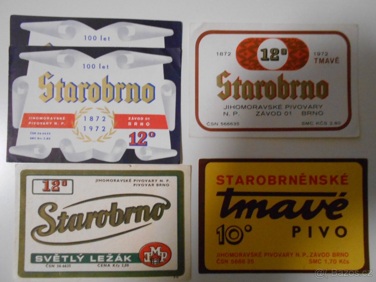 PIVNÍ ETIKETY RARITNÍ - 5