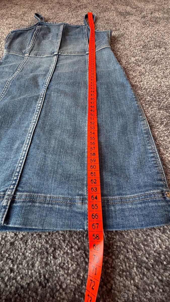 H&M džínové šaty 128 - 5