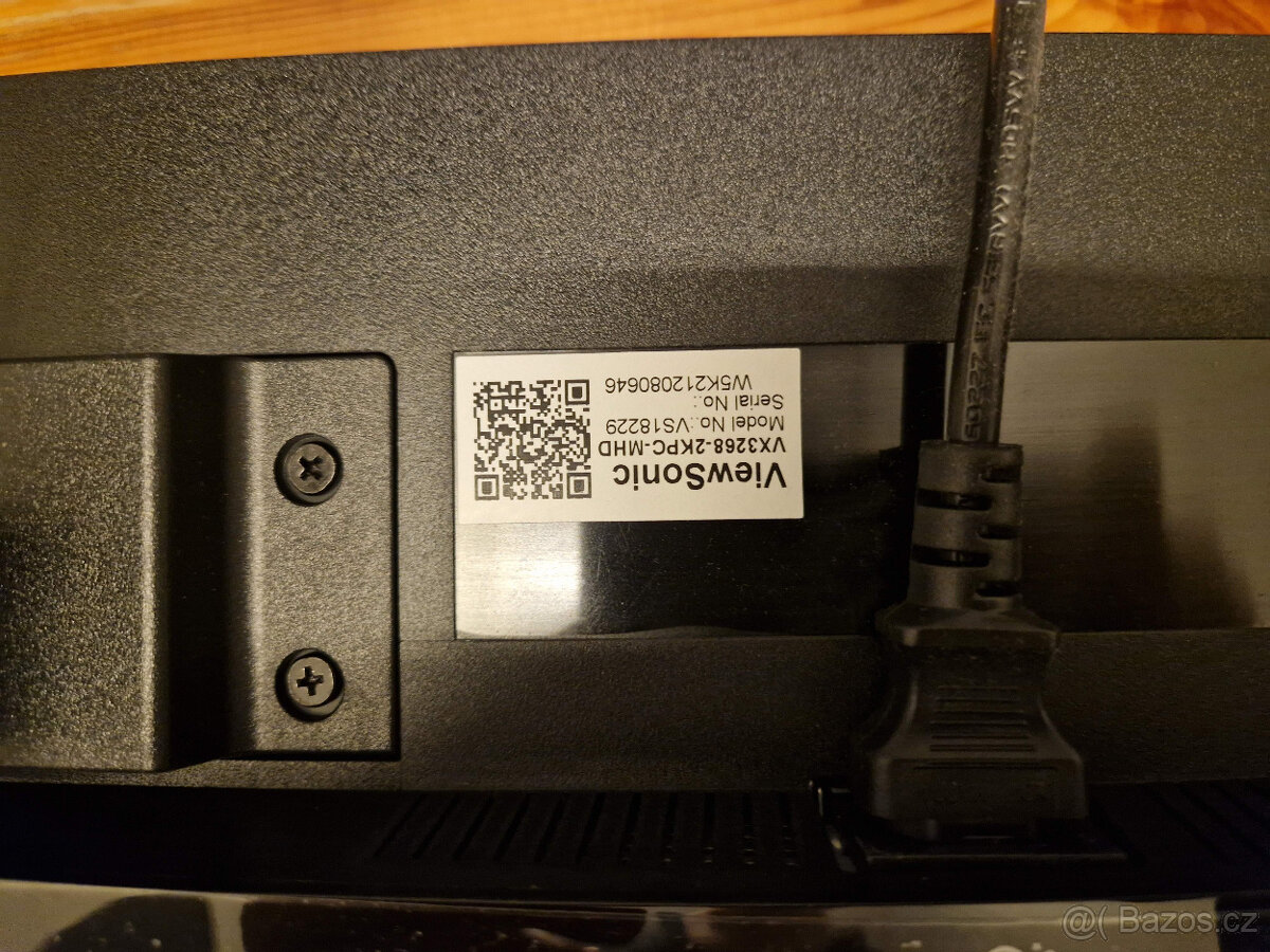 32" ViewSonic VX3268-2KPC-MHD | QHD | 144Hz | Prohnutý - 5