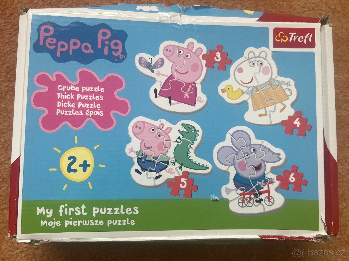 První puzzle - prasátko Peppa, Pepina - 5