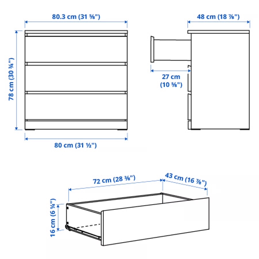 Komoda IKEA MALM - 5