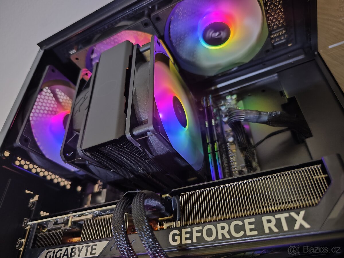 Herní PC: RTX 5070, R5 7500F, 32Gb ram DDR5, ZÁRUKA - 5