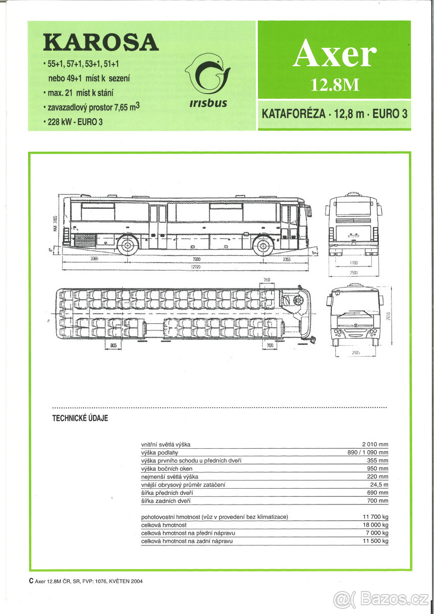 Prospekty - Autobusy Karosa 6 - 5