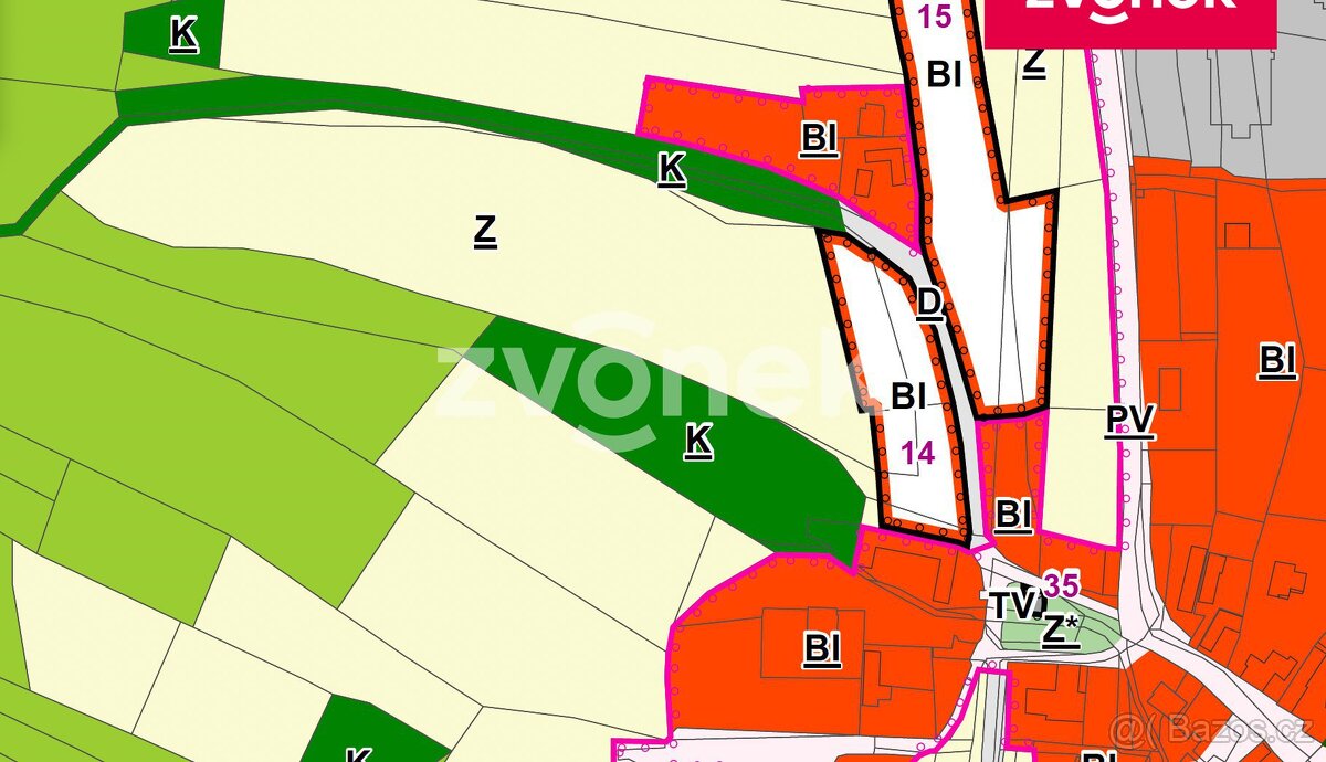 Investiční pozemek 17 509 m² – Ludkovice, možnost změny ú... - 5