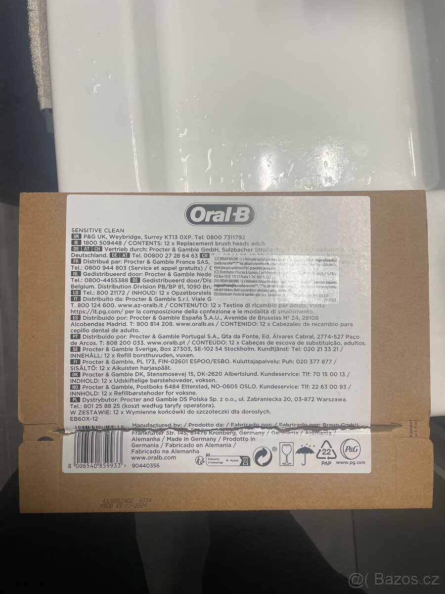 Elektrický kartáček Oral B - Braun - 11ks hlavic - 5