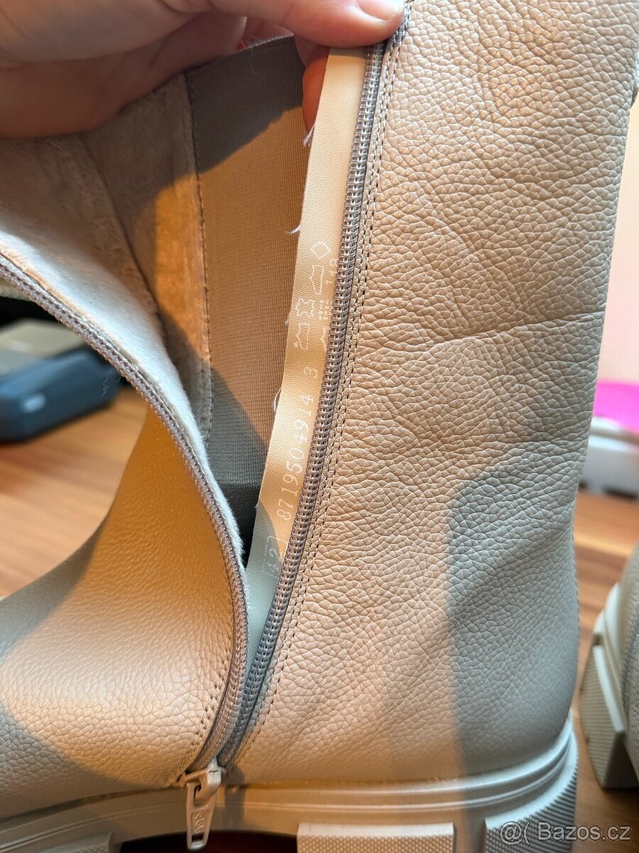 Saténové boty RIEKER - 5