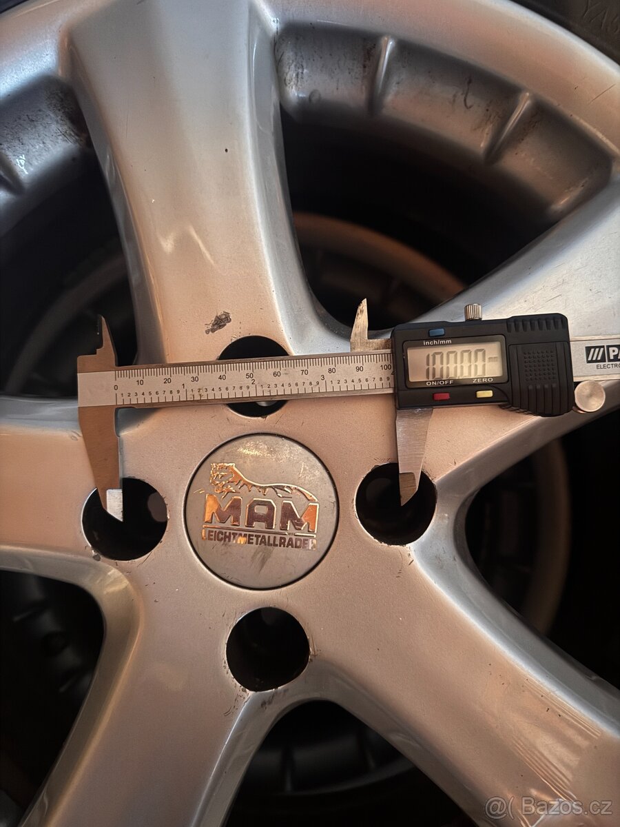 Alu kola R16 MAM 4×100 - komplet jen 1200 Kč - 5