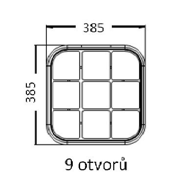 Prodám 10 Multikanálů s devíti otvory// Cena 500 kč za ks - 5