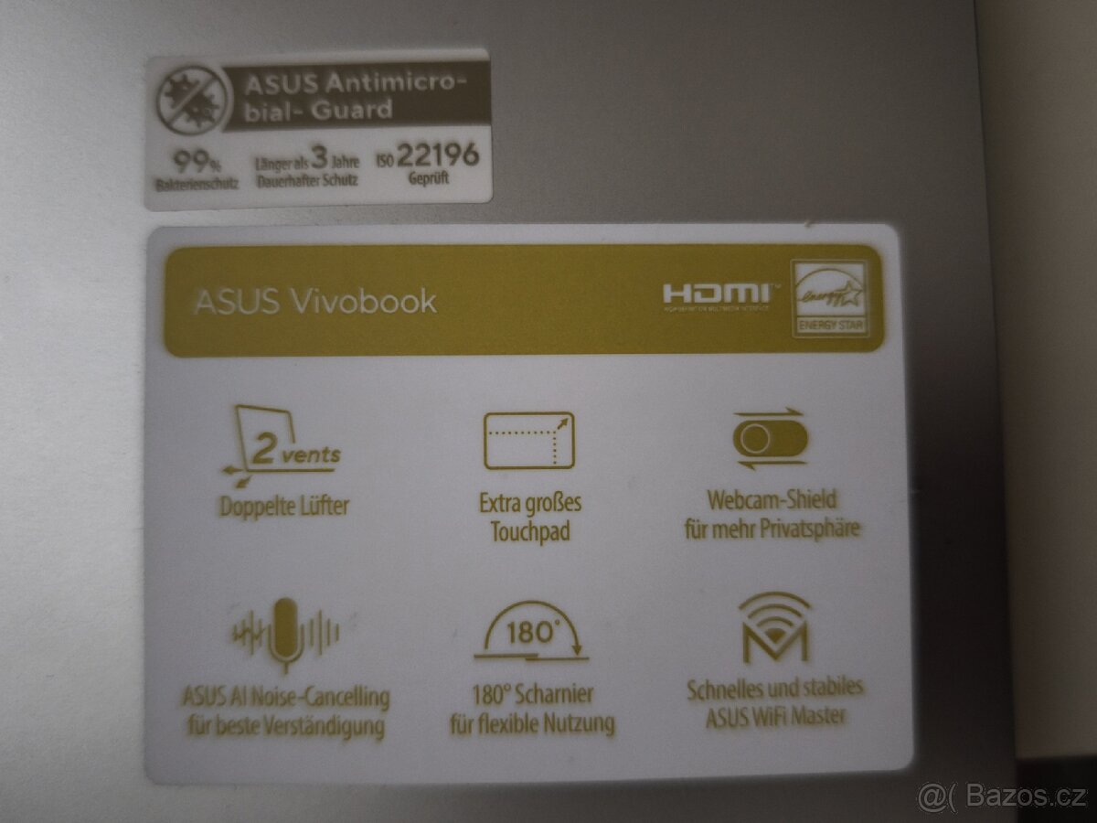 Prodám LAPTOP vivobook16 ASUS ,512/16,inelcore i5 - 5