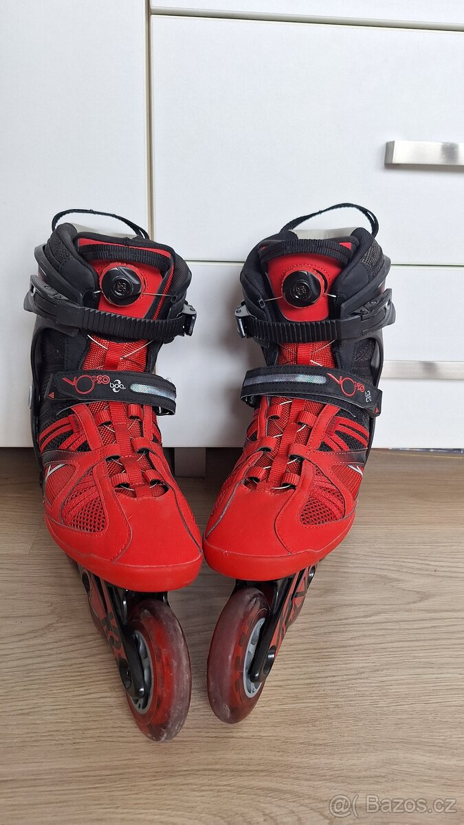 Kolečkové brusle K2 V02 90 Boa M,vel.45 - 5