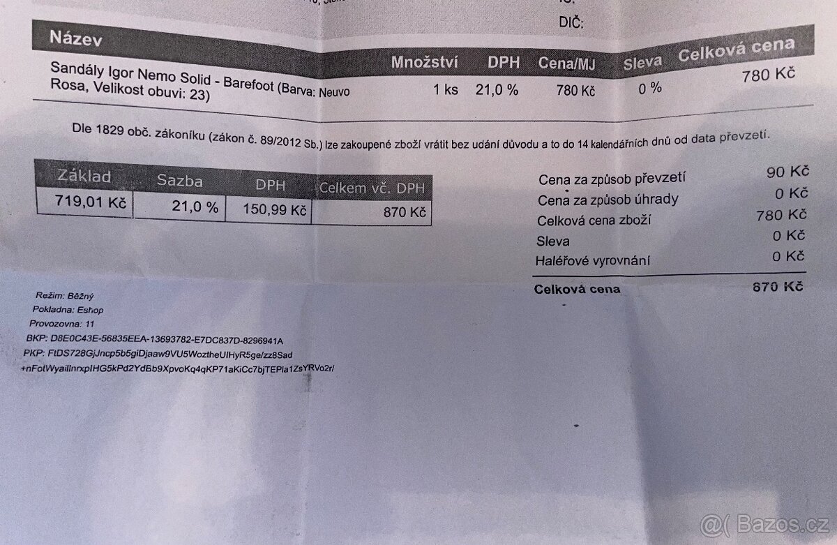 Sandály Igor barefoot 23 vel. - 5