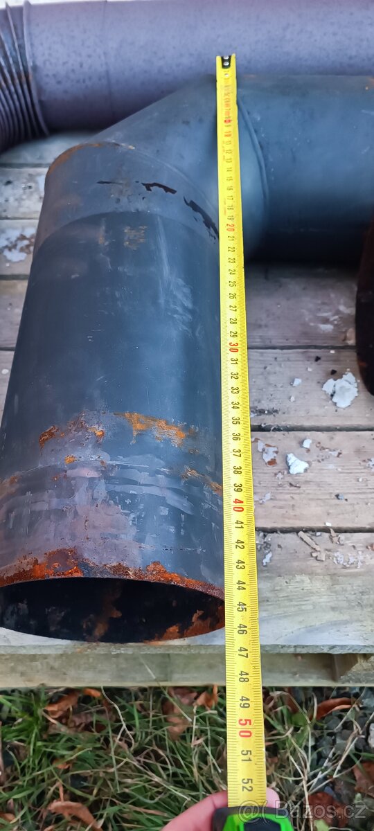 Kouřovod 150mm, 1,5mm - 5