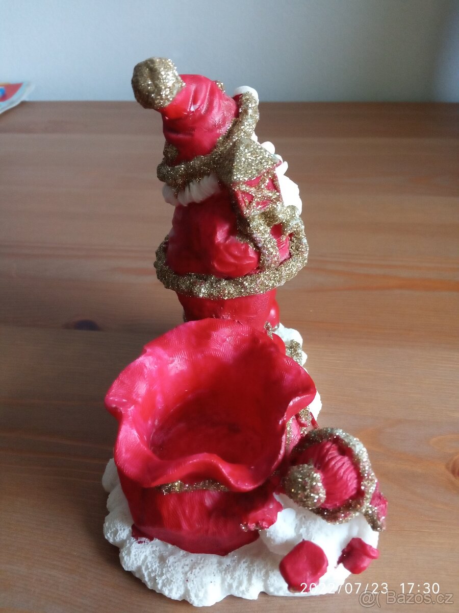 Vánoční svícen Děda Mráz - 5