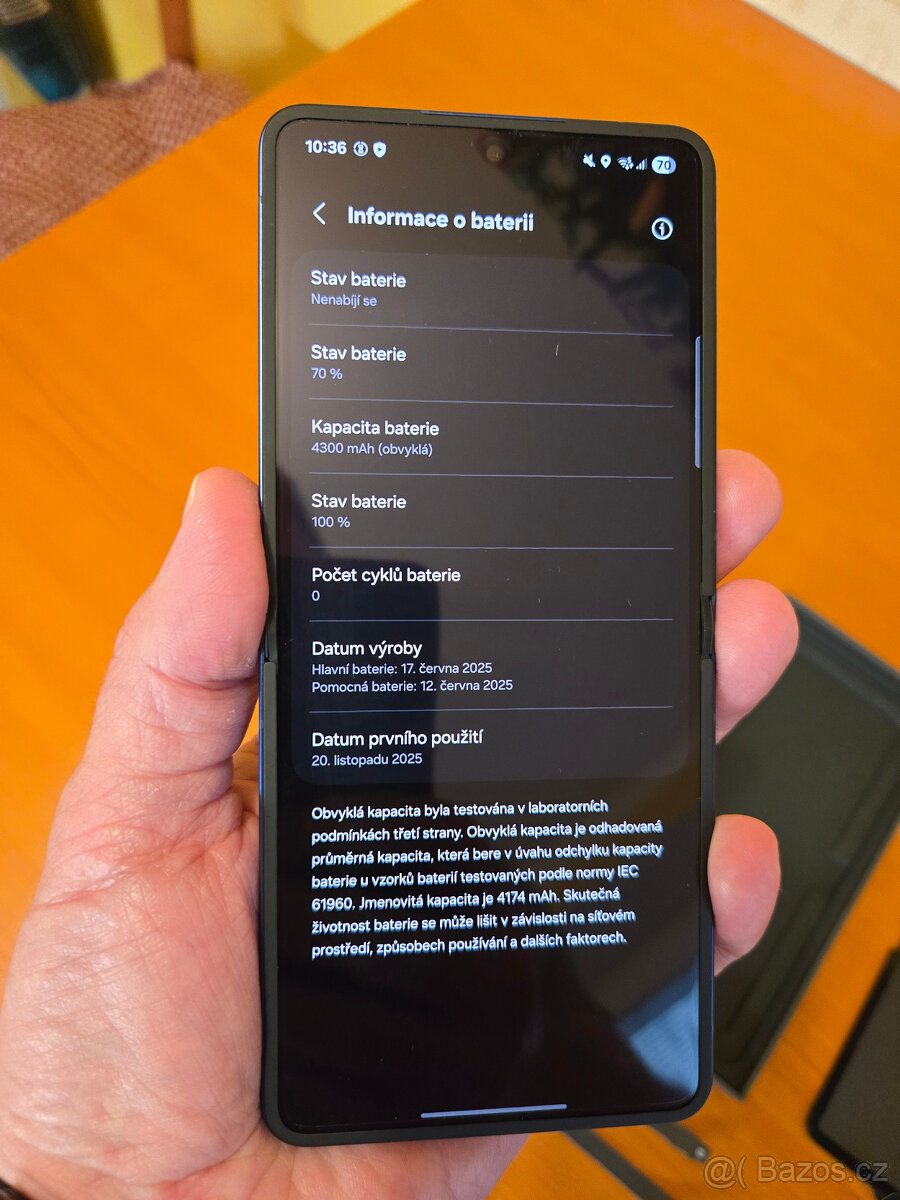 Prodám Samsung Z Flip 7, 12GB/512GB, nový, záruka do 8/2027 - 5