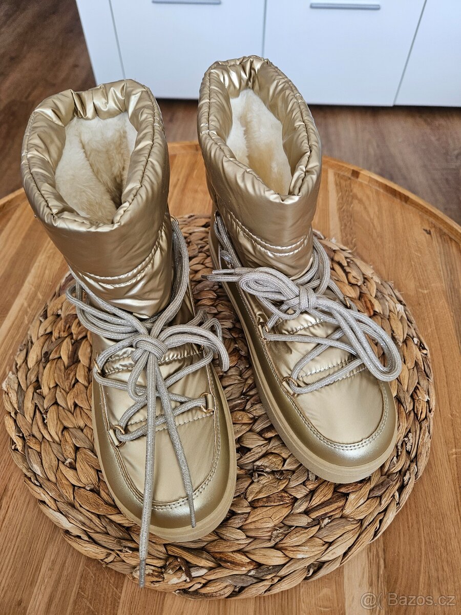 Nové kožíškové sněhule, velikost 40 - 5