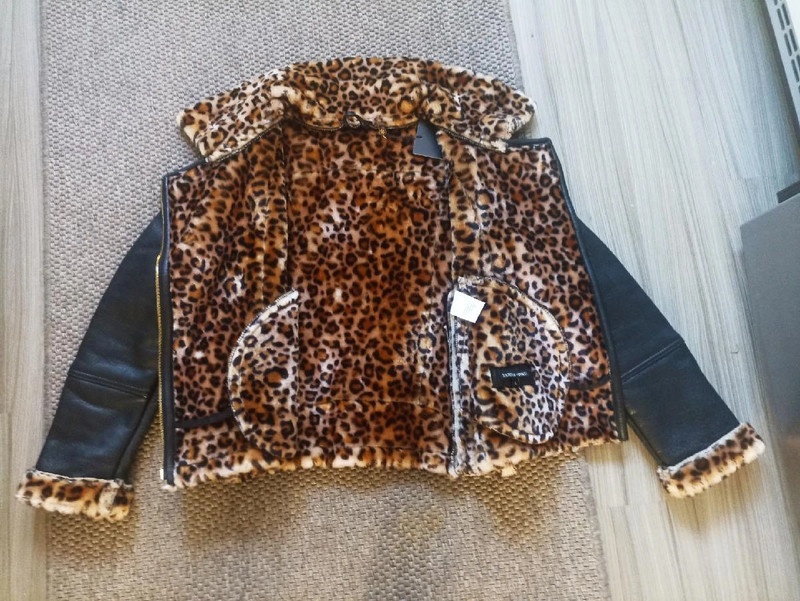 Luxusní nádherná kožená bunda Farina Opoku vel L, nová - 5