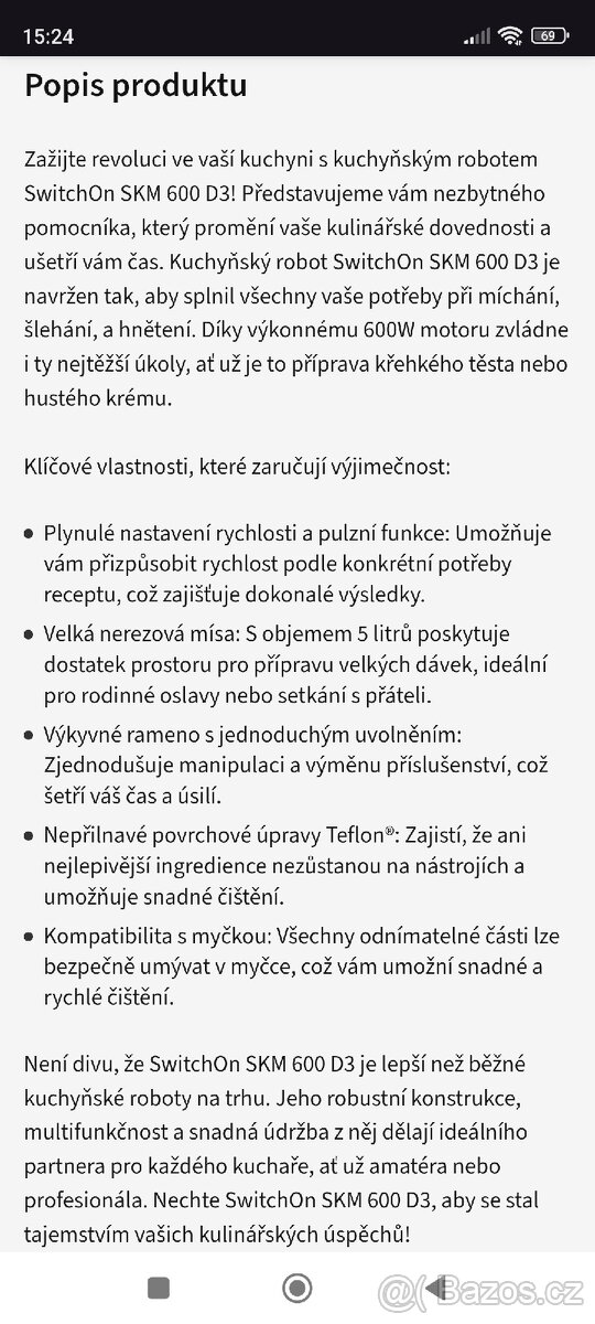 Robot Switch on 600 - 5