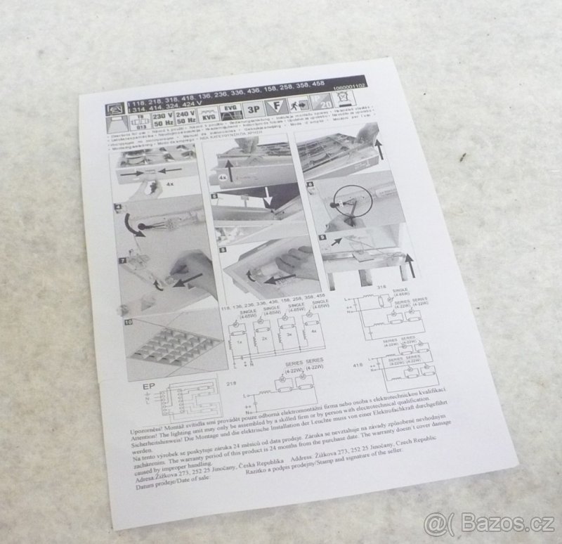 Svítidlo Modus vestavné 2x18W I218AL600EP - 5
