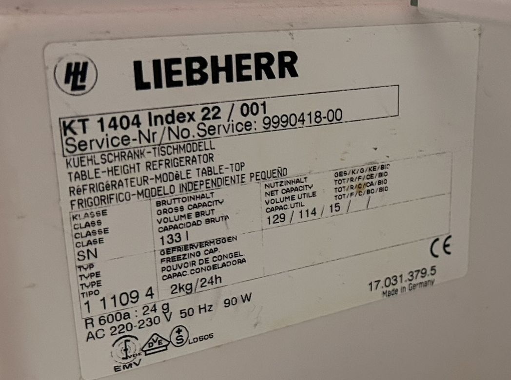 Lednice LIEBHERR 86 cm - 5