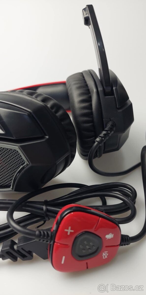 Herní sluchátka SADES A30S /stereo/prostorový zvuk/ LED - 5