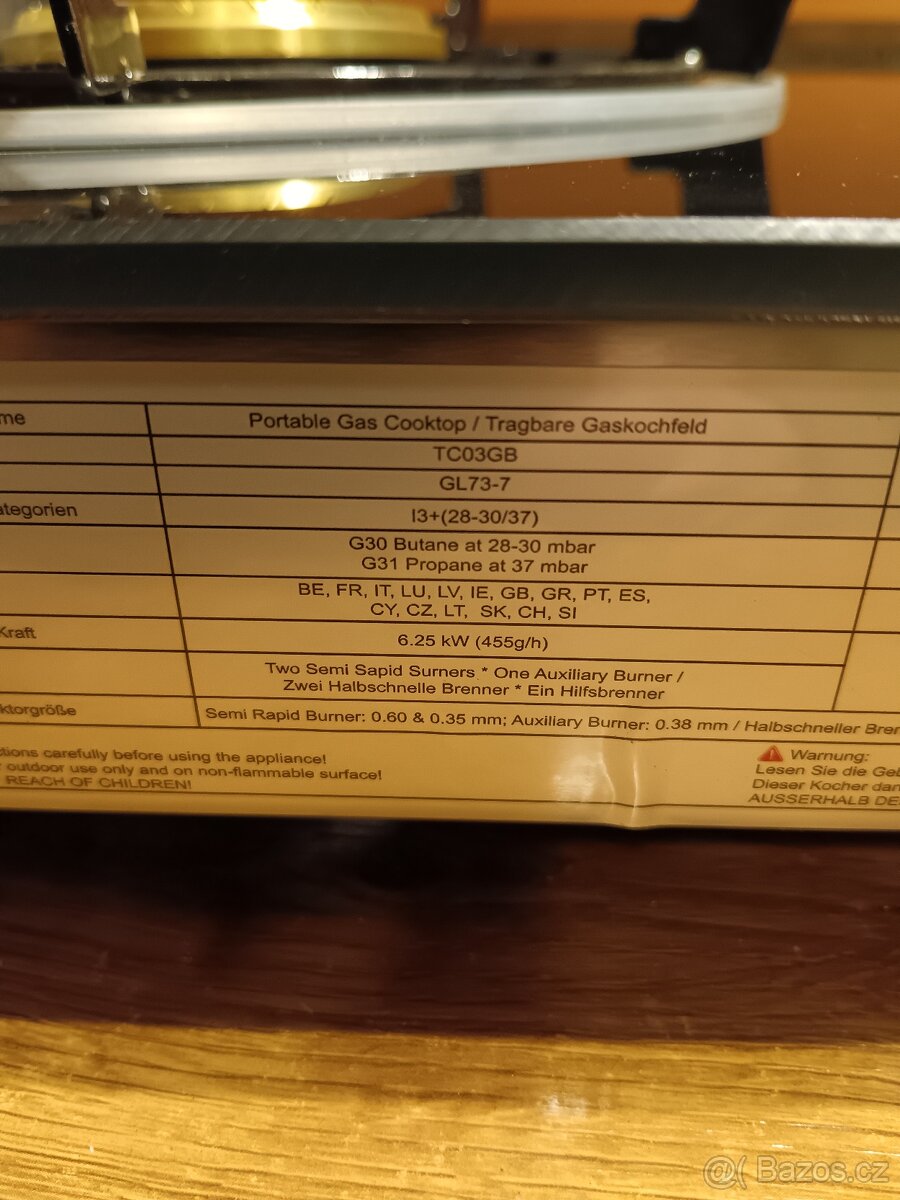 Plynový vařič - 5