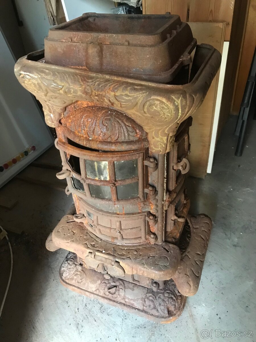 Americká kamna - litinová - 5