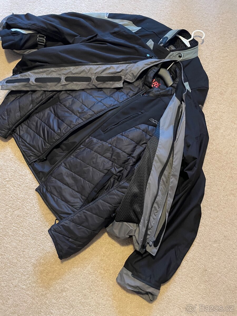 Textilní bunda MODEKA Aft Air černo/šedá M - 5