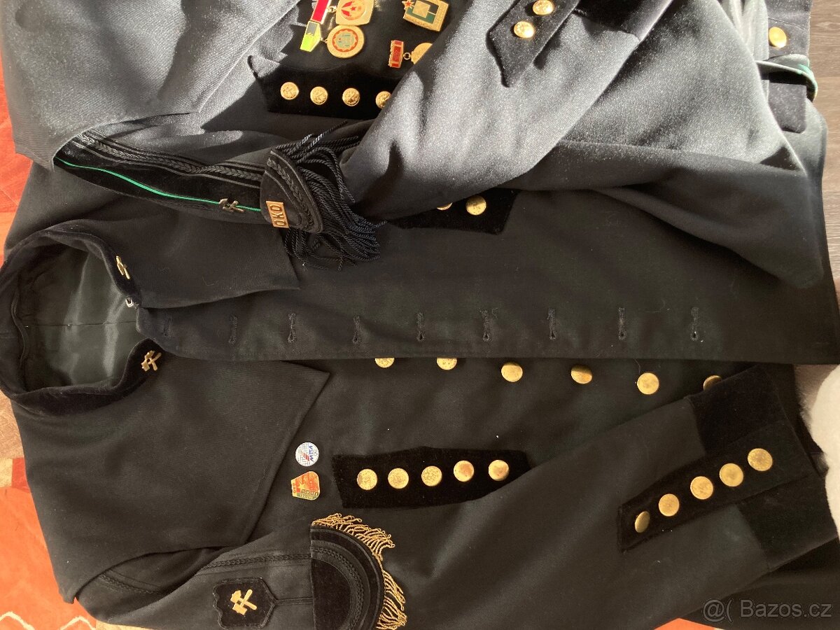 Hornické uniformy a medaile - 5