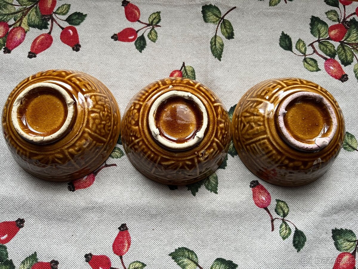 3 x čajové misky - 5