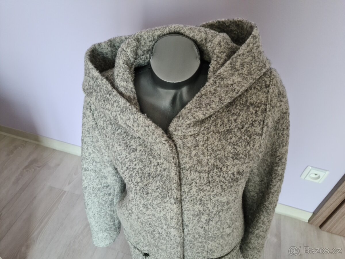 Vlněný kabát C&A vel. 36/38 - 5