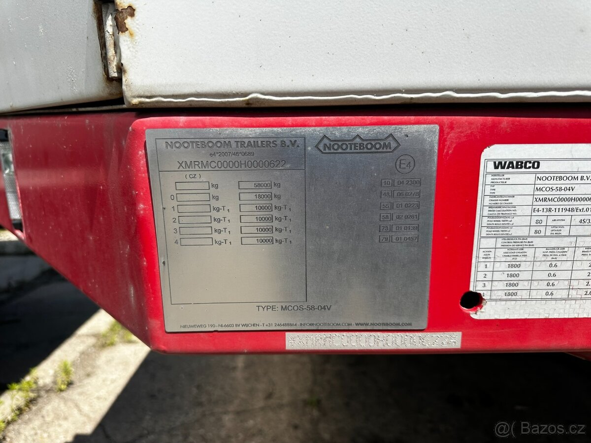 Návěs podvalník Nooteboom MCOS 58-04V - 5