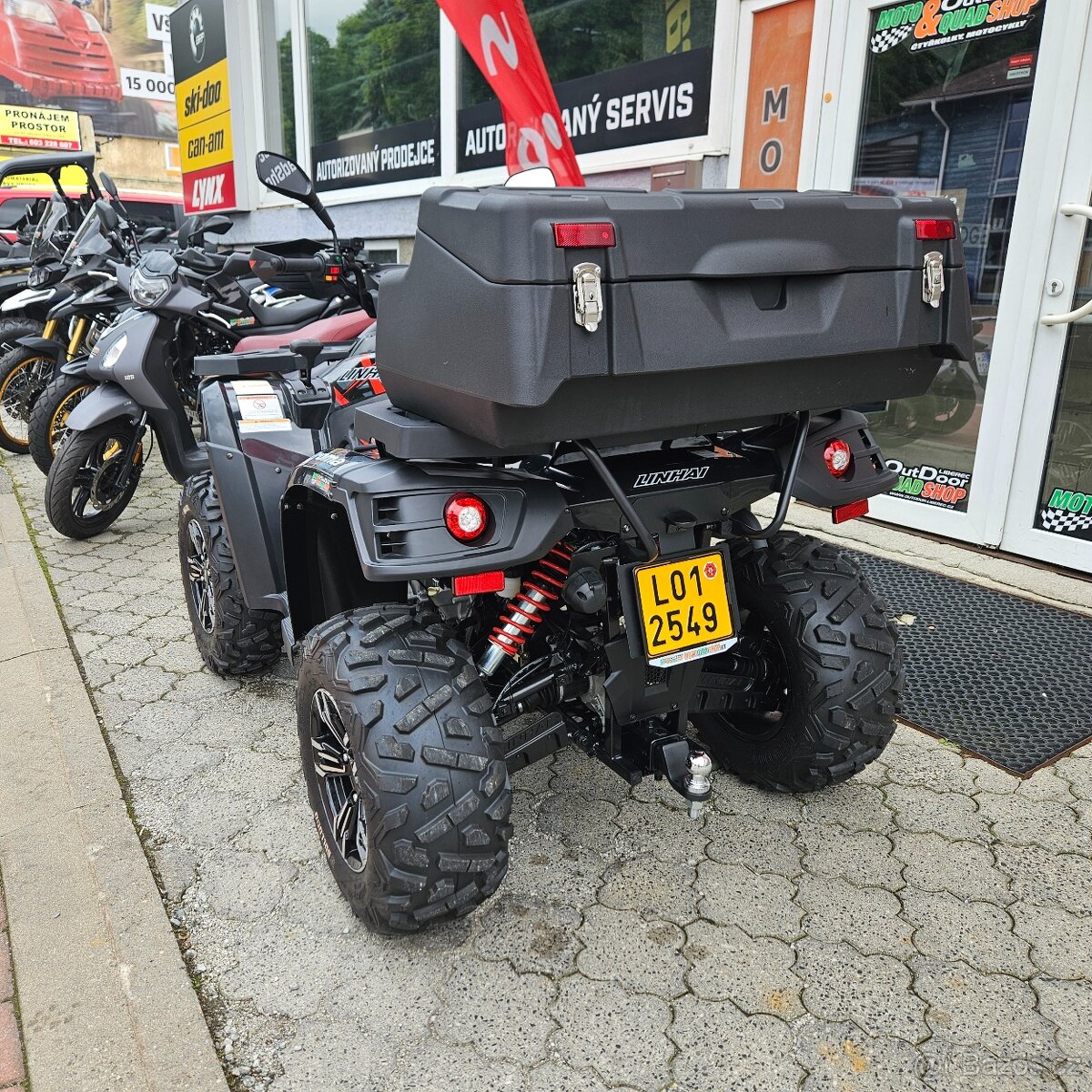 Linhai 500 4x4 Promax, ČR,pouze 260 km, kufr,1.majitel