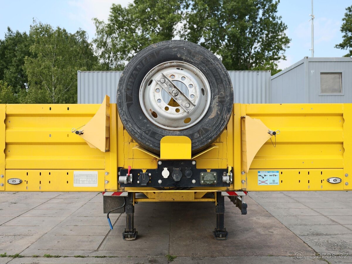 Kässbohrer LOWBED, 45 TUN, NAJETO 48593 KM, ROZTAHOVACÍ, HYD
