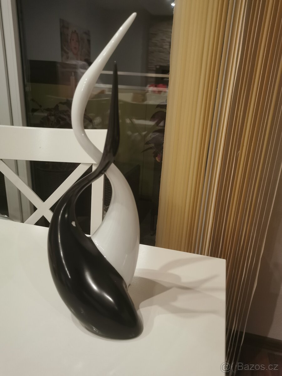 Soška Jaroslav Ježek volavky Royal Dux - 5