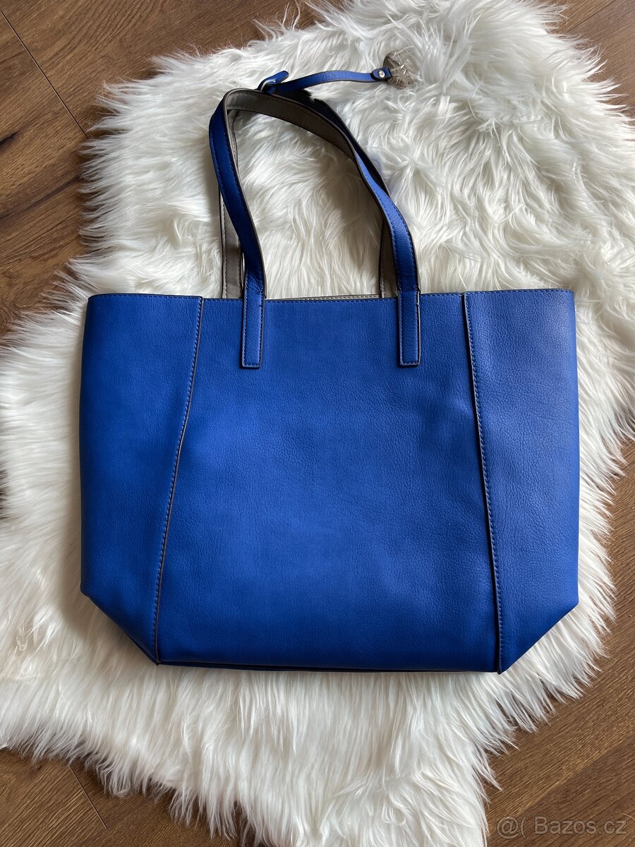 Nová modrá kabelka - nenošená, TOP, modrá s cedulkou - 5