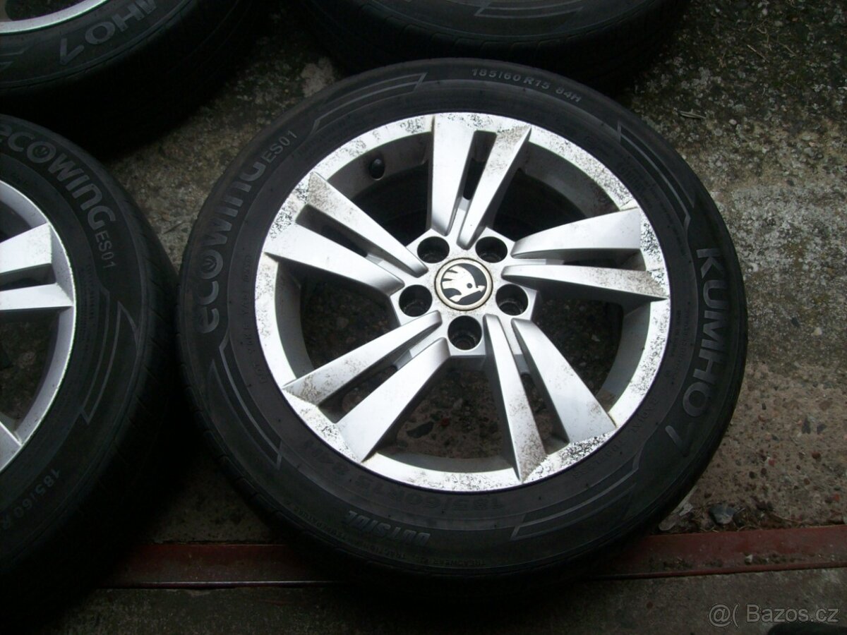 alu disky disky Rapid, Fabia III,15" - 5