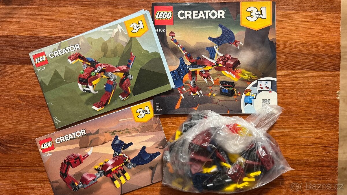 LEGO Creator 31102 3in1 Ohnivý drak - 5