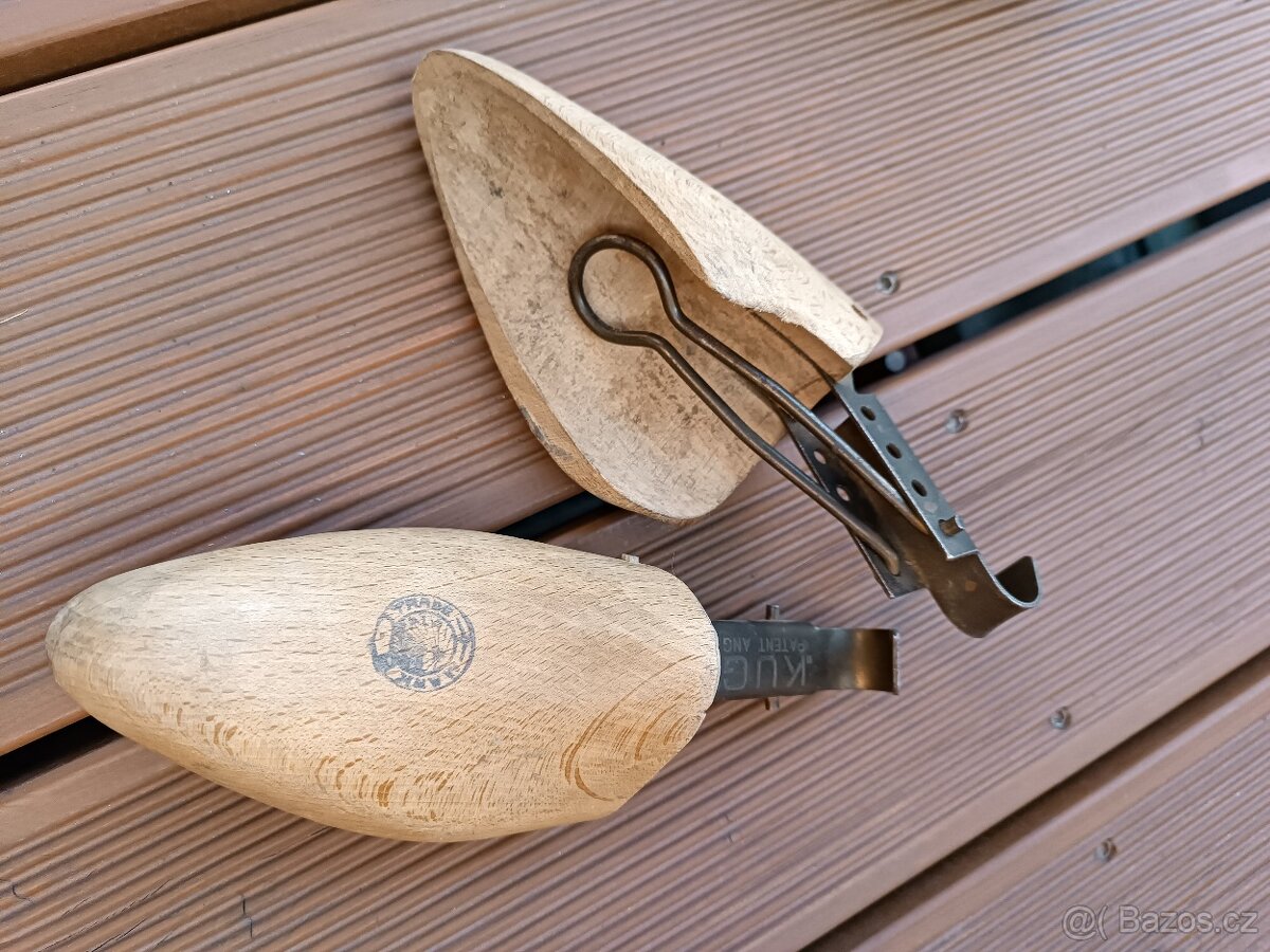 Retro dřevěné napínaky do bot 2 páry. - 5