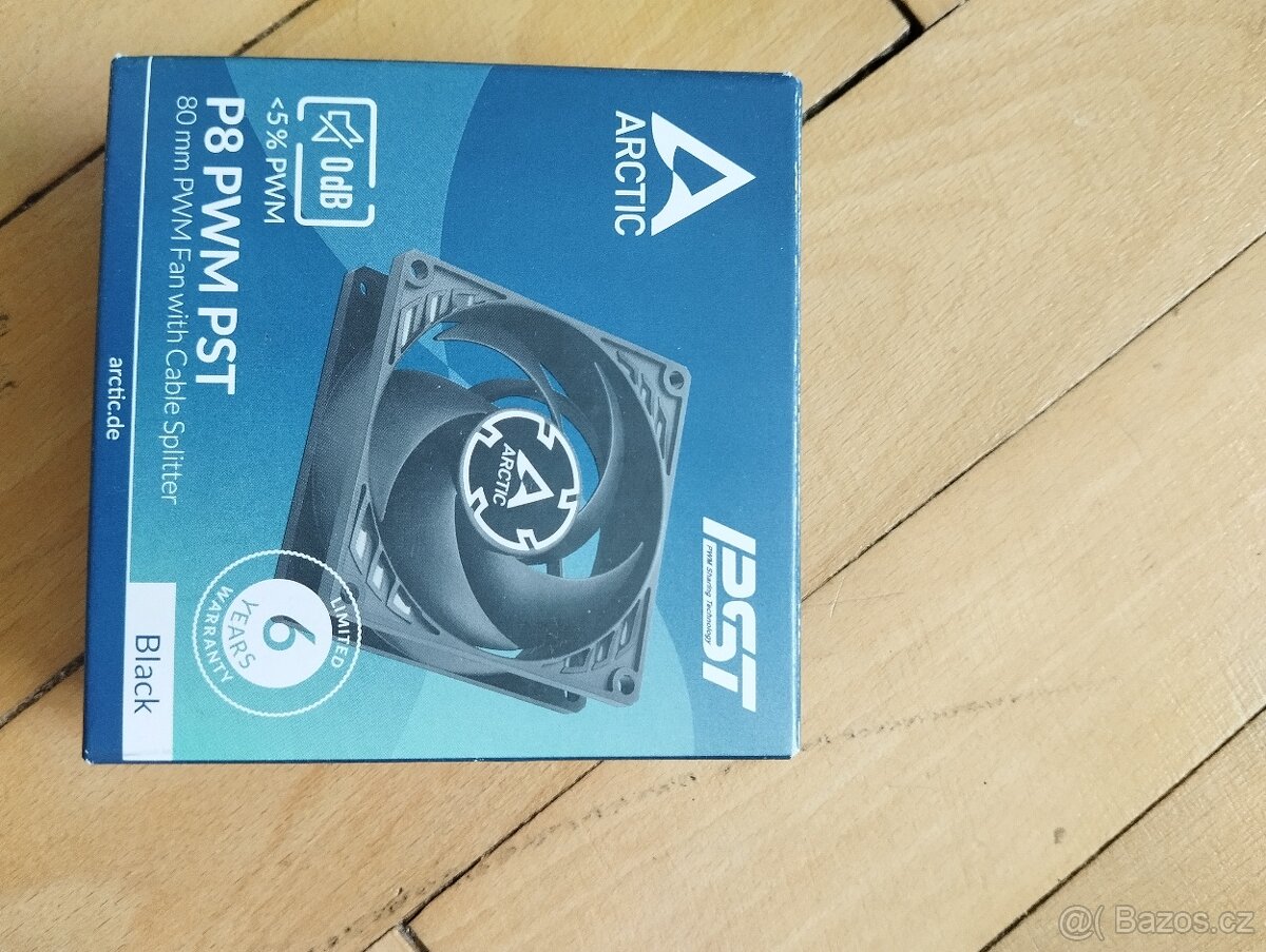 Ventilátor 80 mm ARCTIC P8 PWM PST - 5