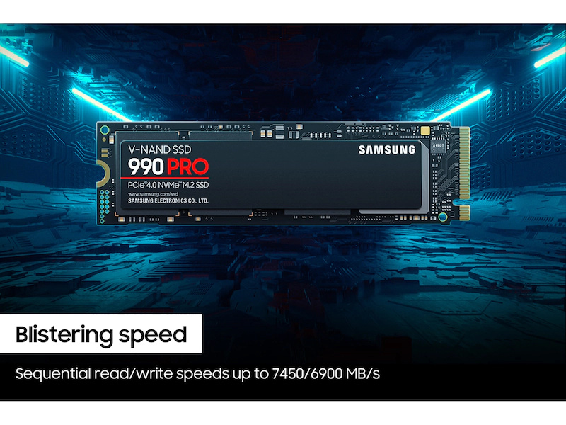 Samsung 990 PRO 2TB, MZ-V9P2T0BW - NVME M2 - 5