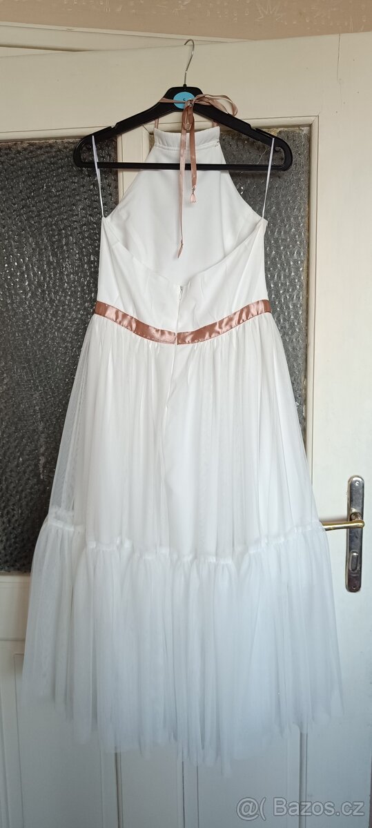 Společenské šaty midi vel. 36, točivé - 5