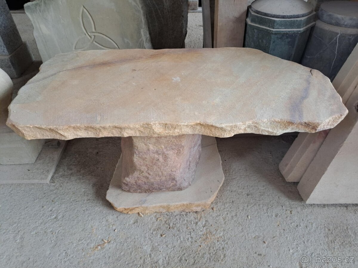 Kamenné kávové stolky - 5