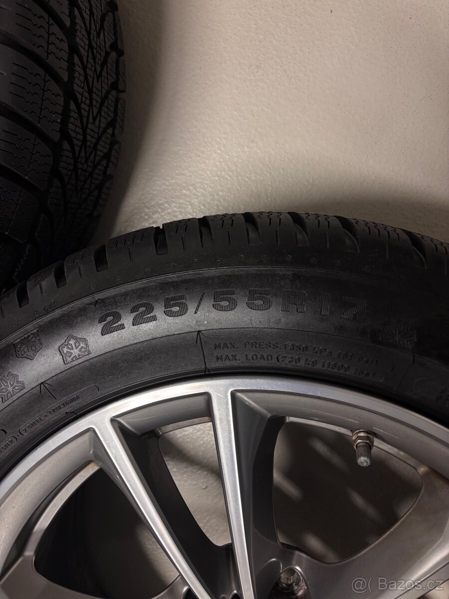 Zimní sada BMW 5x112 ( 225/55r17) - 5