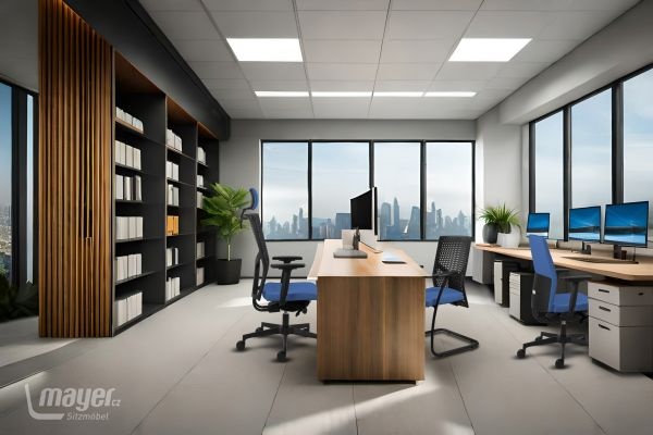 Kvalitní kancelářská židle, zn. Mayer - 5