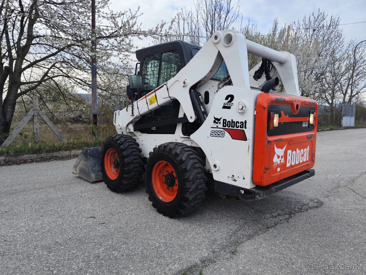 Nakladač Bobcat S650, HF, klíma, ŠPZ. - 5