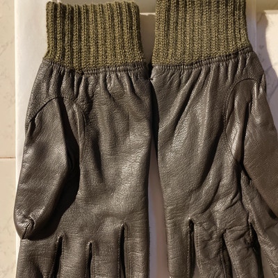 Kožené nové rukavice československé lidové armády - 5