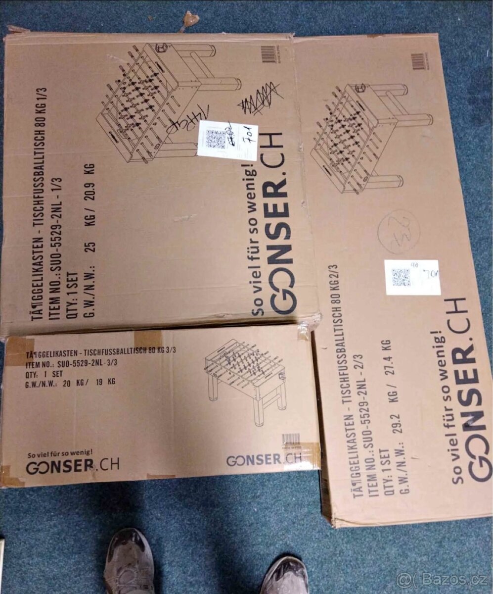 Stolní fotbal (fotbálek) Gonser CH - 5