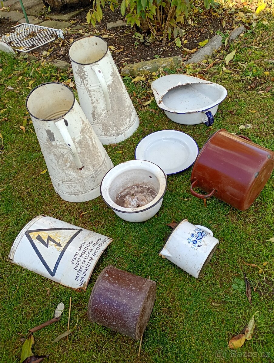 Různé Staré Smaltované Věci - 5