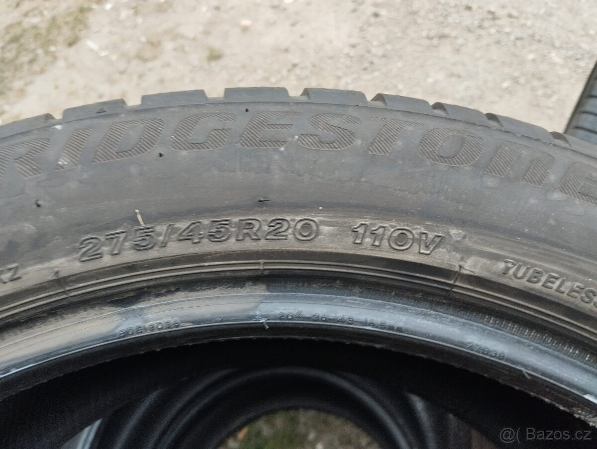 275/45/20 110v Bridgestone - zimní pneu 2-4ks RunFlat - 5